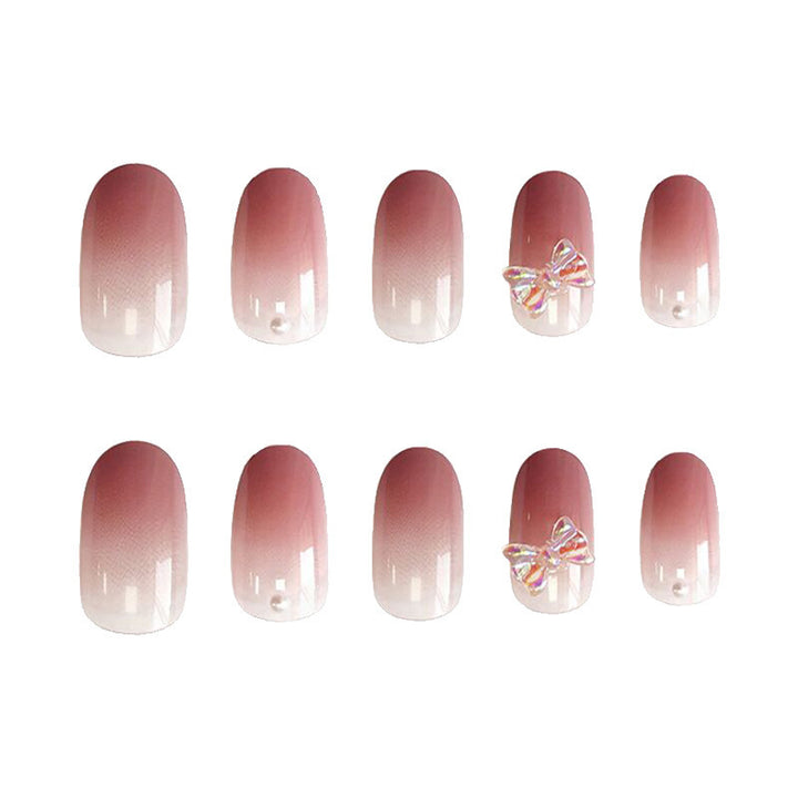 Elegant Butterfly Accent Nail Art