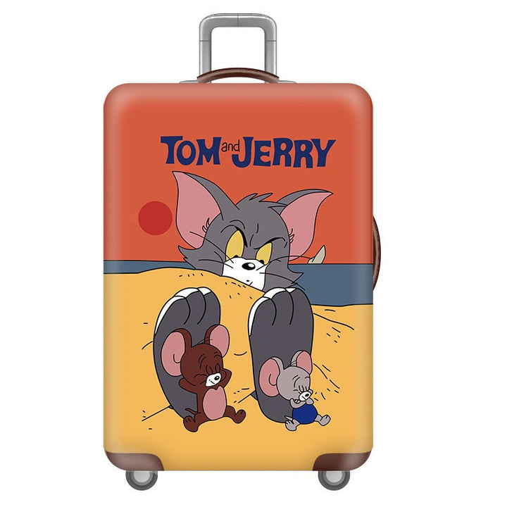Unisex Hard Shell Suitcase with Fun Cartoon Design Kalsten