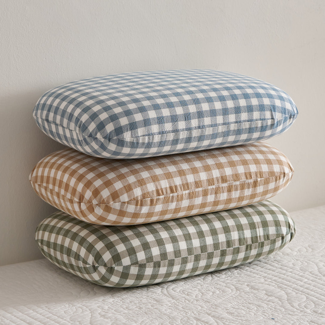 Comfort Pillow with Checked Design Kalsten