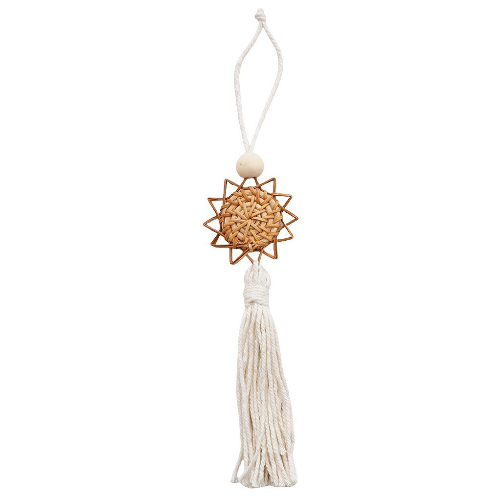 Boho Chic Woven Heart Wall Hanging Kalsten