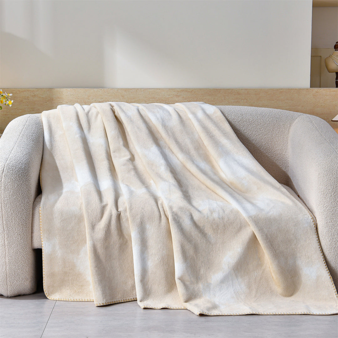 Luxury Leopard-Print Fleece Throw Blanket Kalsten