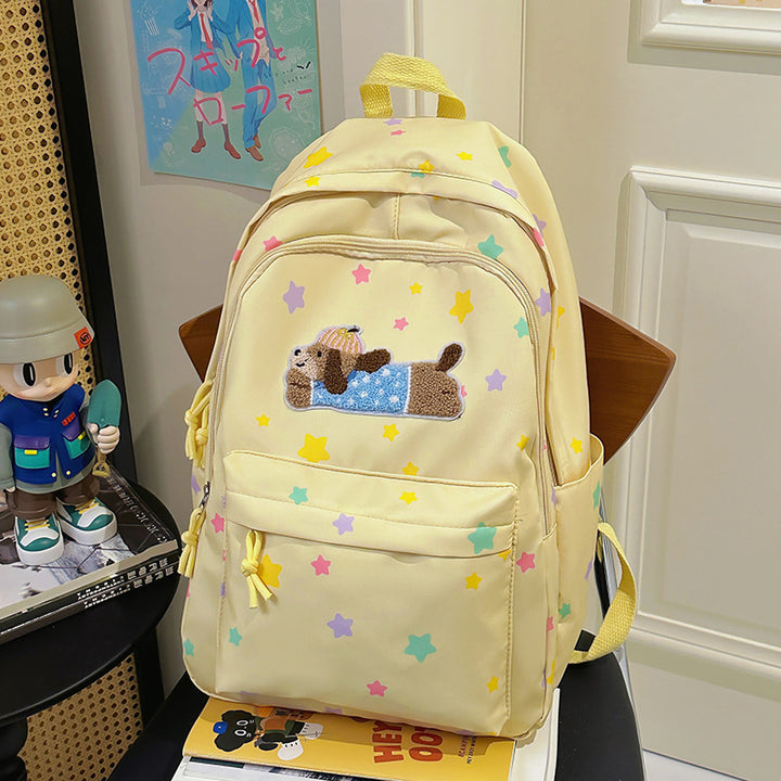 Cute Cartoon Dog-Themed Backpack