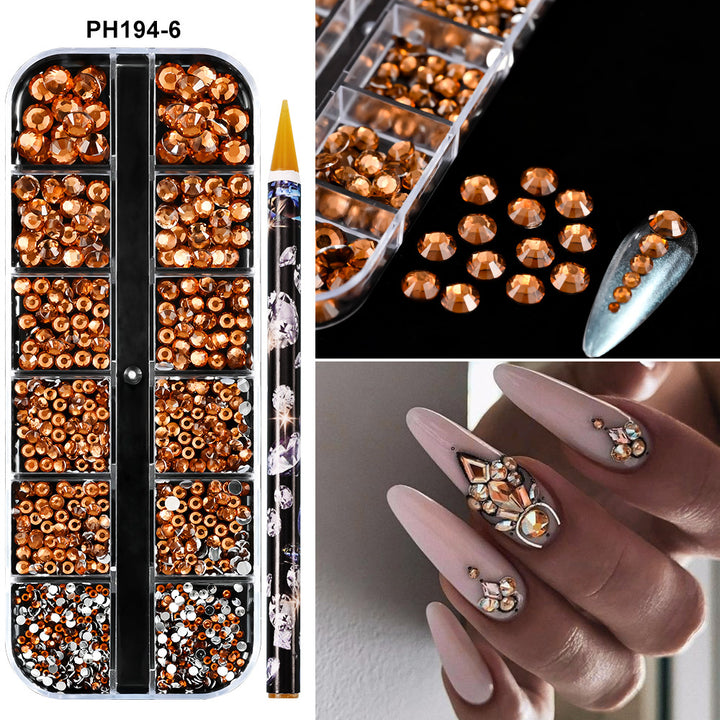 Premium Rhinestone Nail Art Decoration Kit