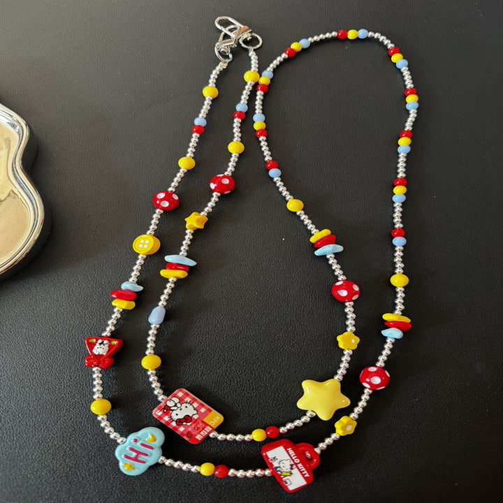 Playful Charm Beaded Necklace Kalsten