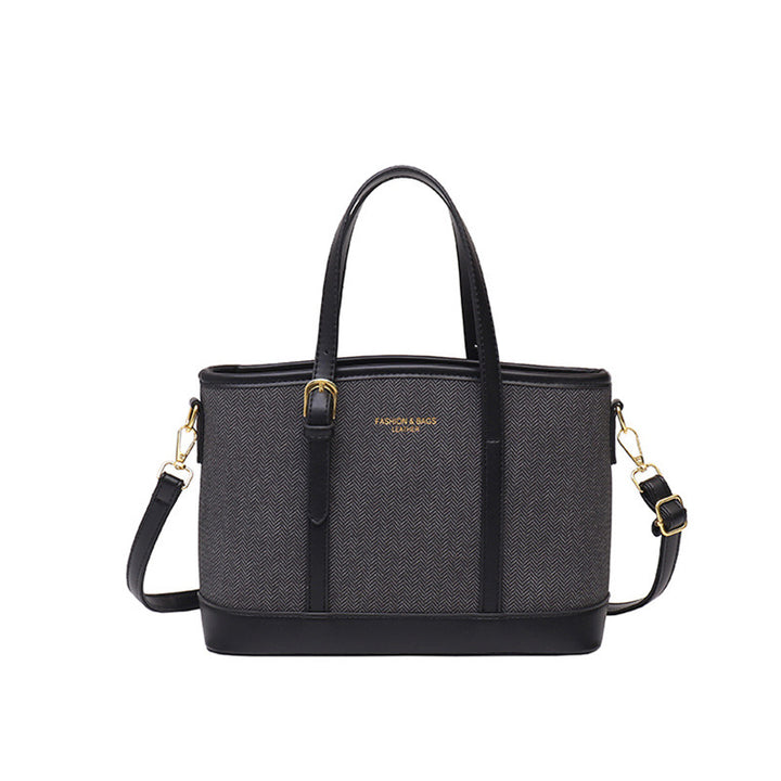 Stylish Herringbone Pattern Tote Bag