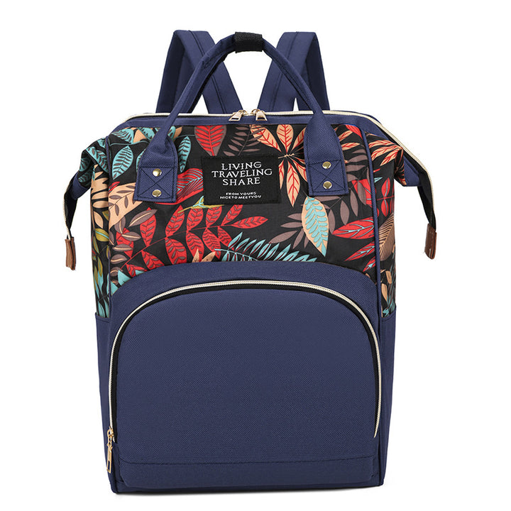 Floral Print Multi-Functional Backpack Kalsten