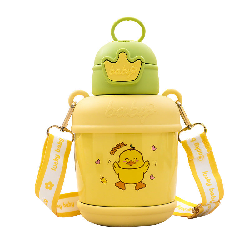 Child-friendly water bottle with cheerful duck motif Kalsten