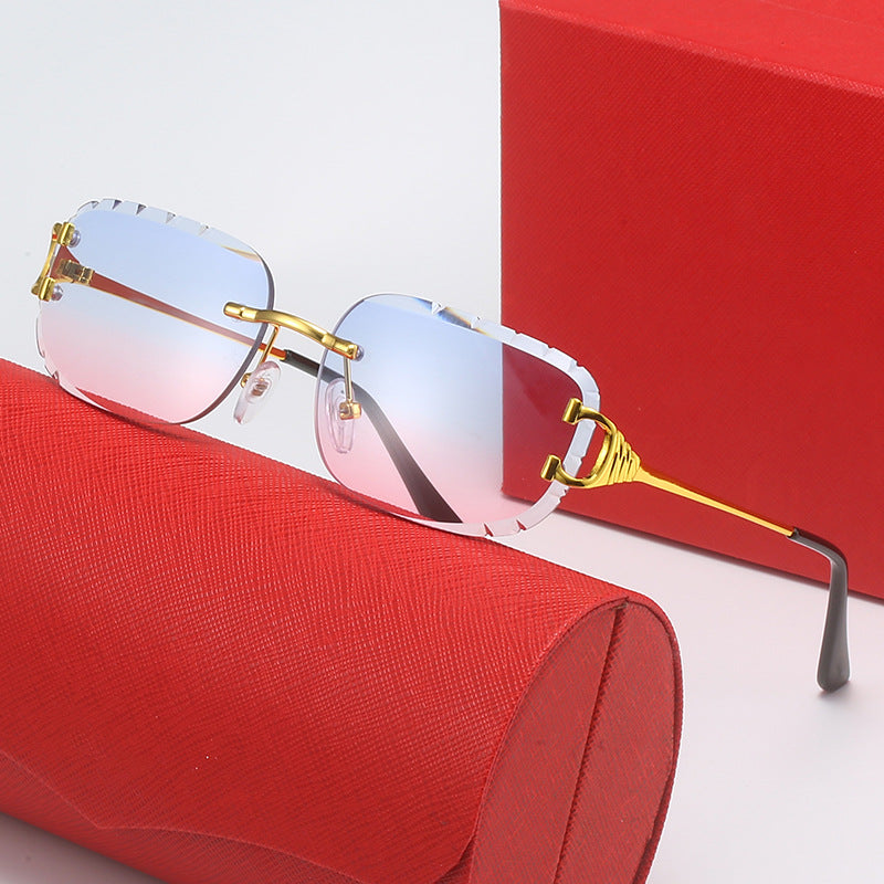 Ladies Designer Sunglasses with uniquely shaped frame and UV protection Kalsten