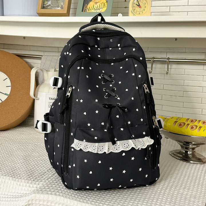 Decorative Star-Patterned Backpack Kalsten 1791205780