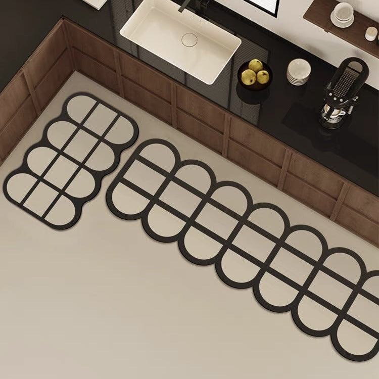 Contemporary Abstract Kitchen Mat
