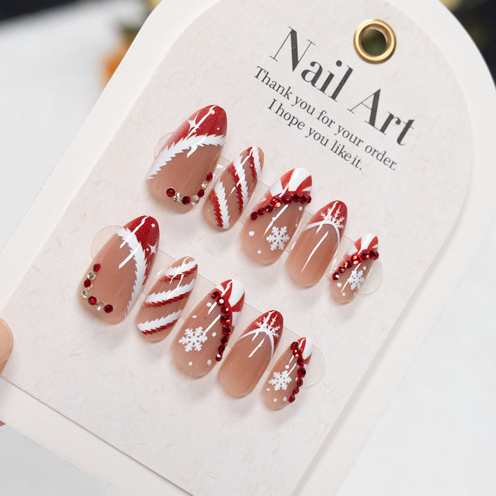 Holiday-Themed Press-On Nail Set
