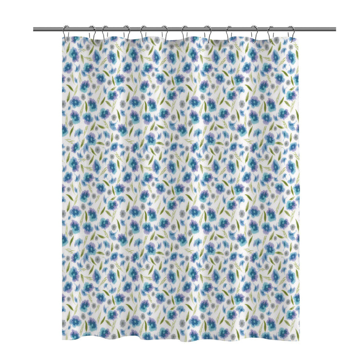 Artistic Floral Print Shower Curtain Kalsten