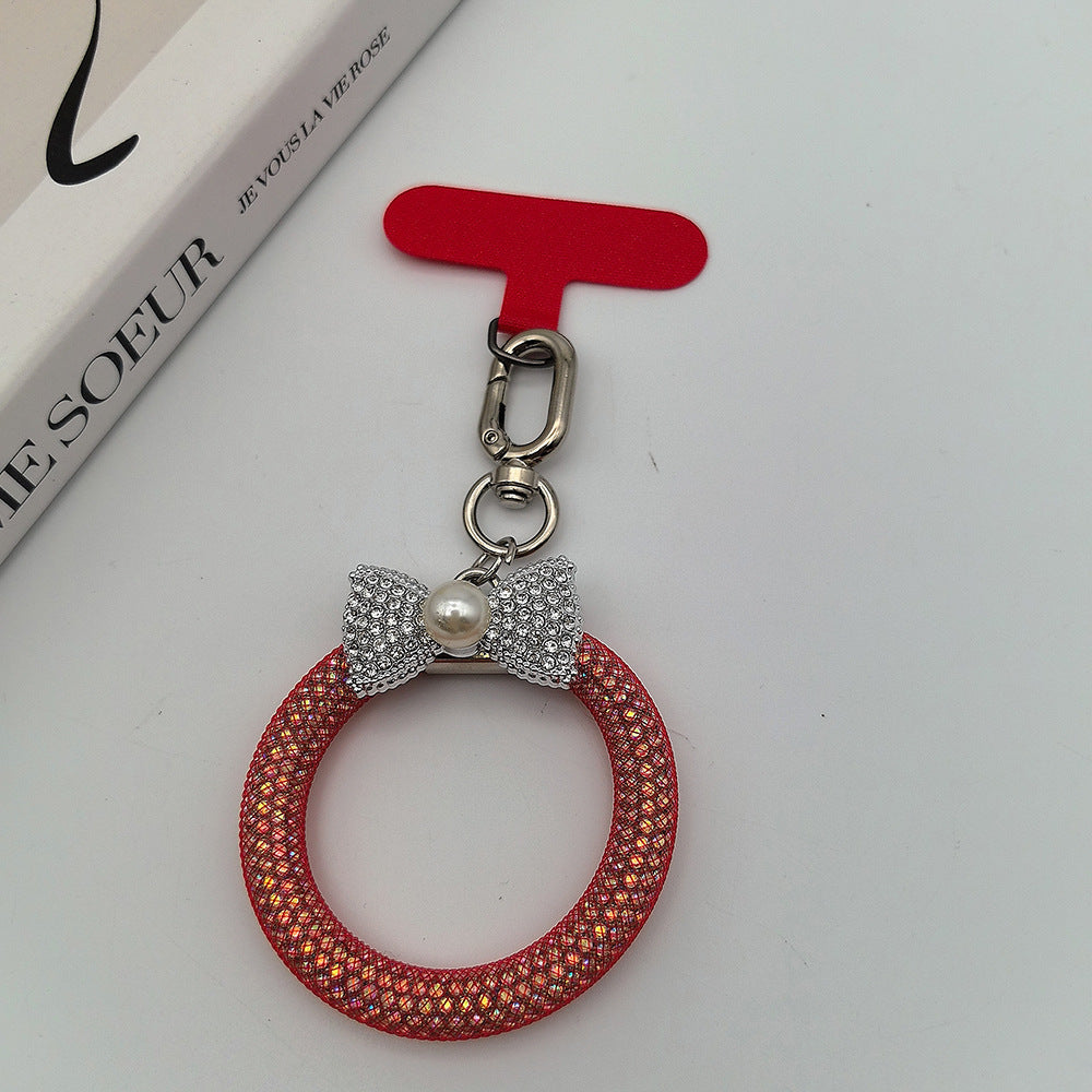 Elegant Rhinestone Bow Keychain Kalsten
