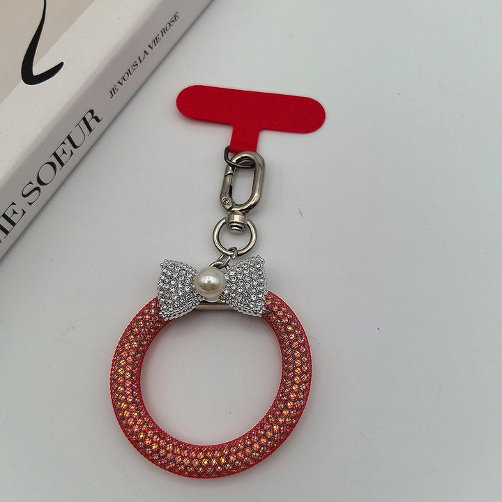 Elegant Rhinestone Bow Keychain Kalsten