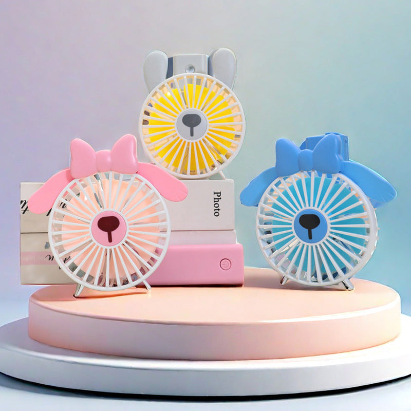 Ladies Portable Hand Fan with Cute Design Kalsten