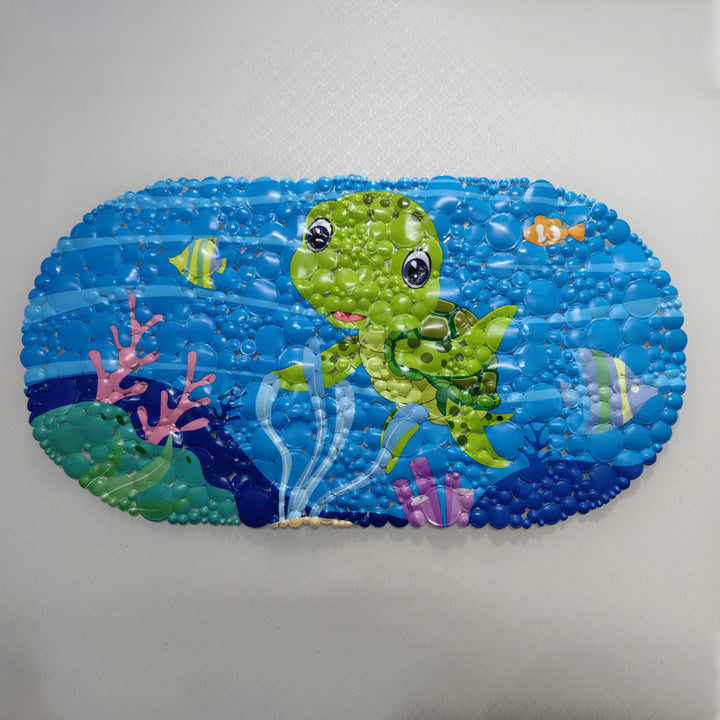 Coastal-Themed Memory Foam Bath Mat Kalsten