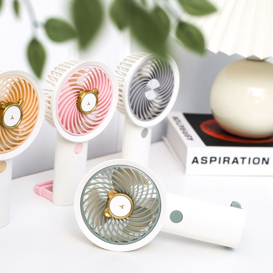 Ladies Portable Hand Fan with Creative Cooling and Aroma Diffuser Kalsten