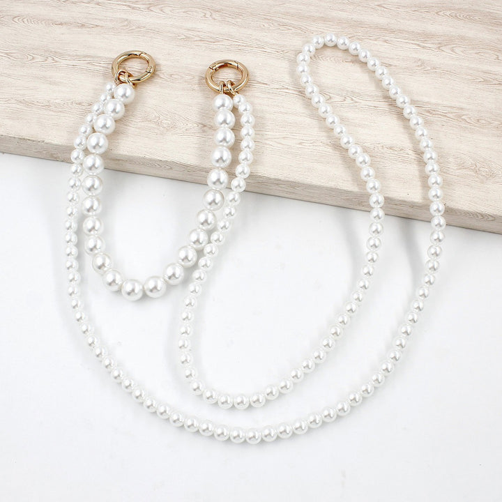 Elegant Pearl and Silver Necklace Kalsten