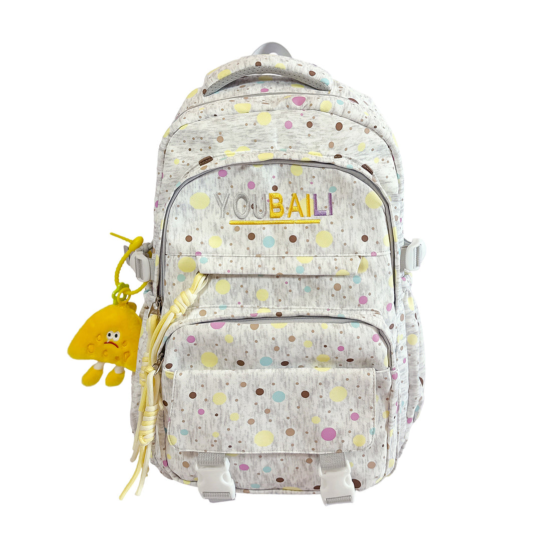 Playful Polka Dot School Backpack Kalsten