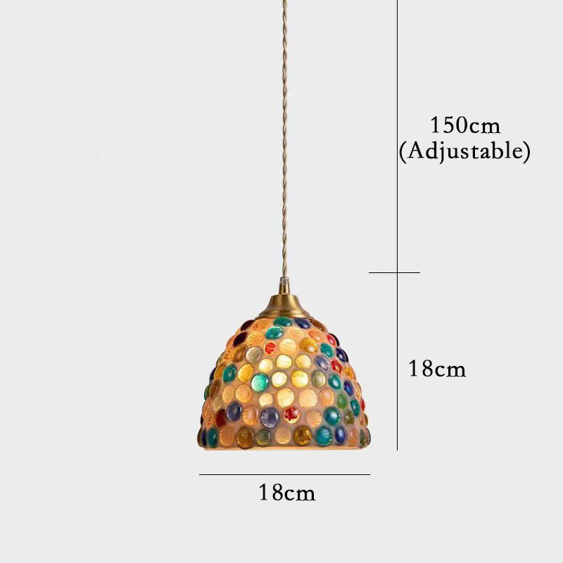 Mosaic Glass Pendant Light