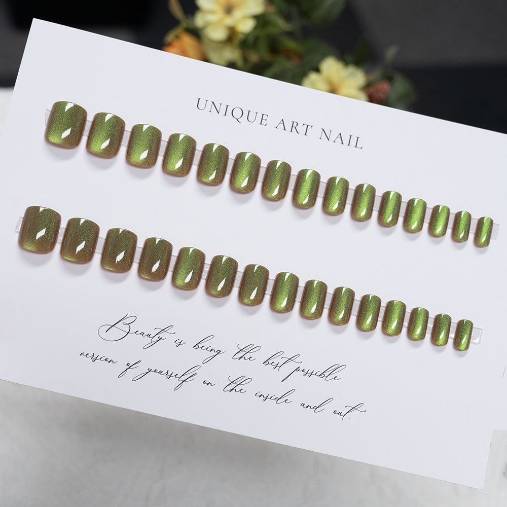 Glossy Acrylic Press-On Nail Set