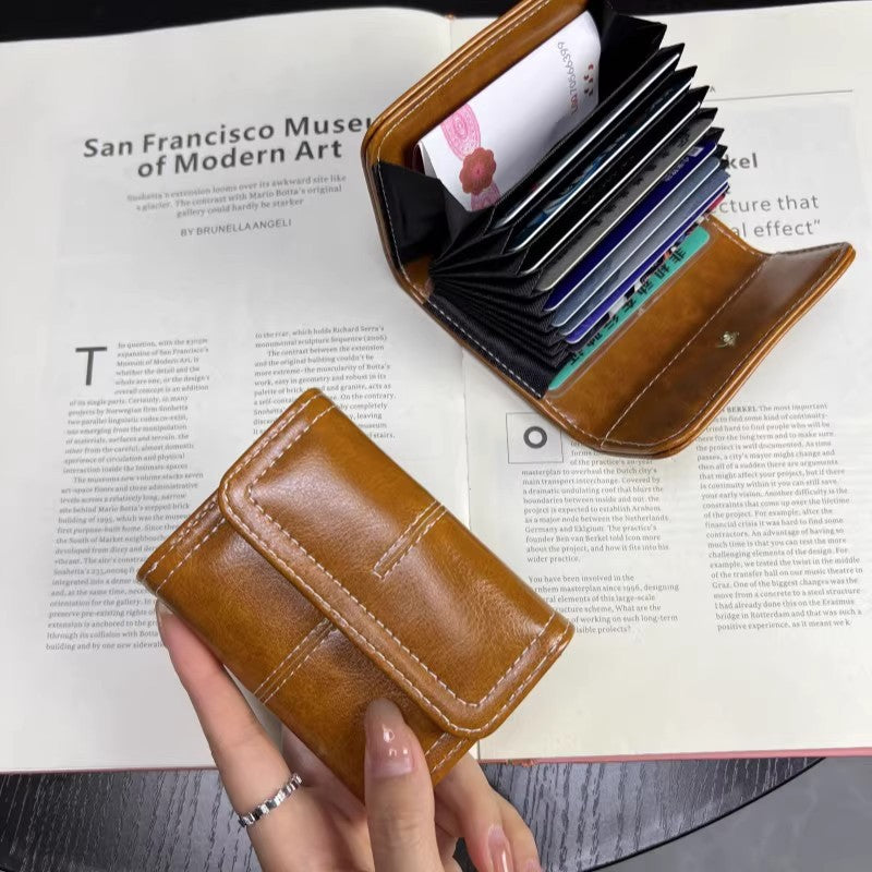 Multi-Compartment RFID-Blocking Card Holder