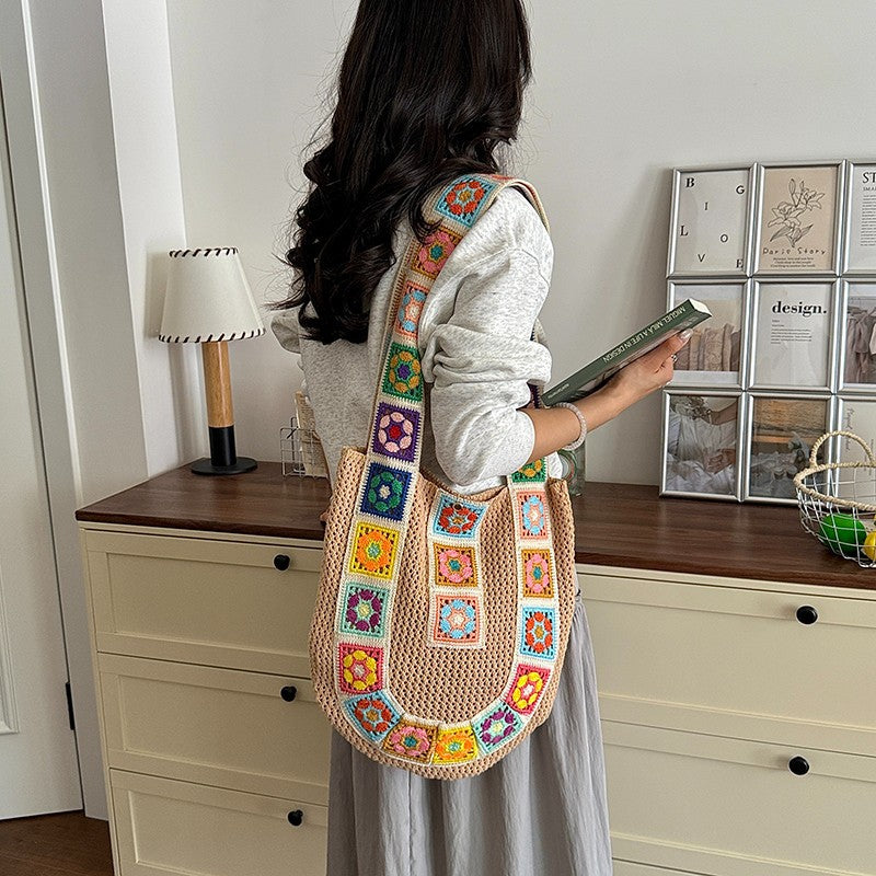 Crochet Patchrk Sling Bag Kalsten
