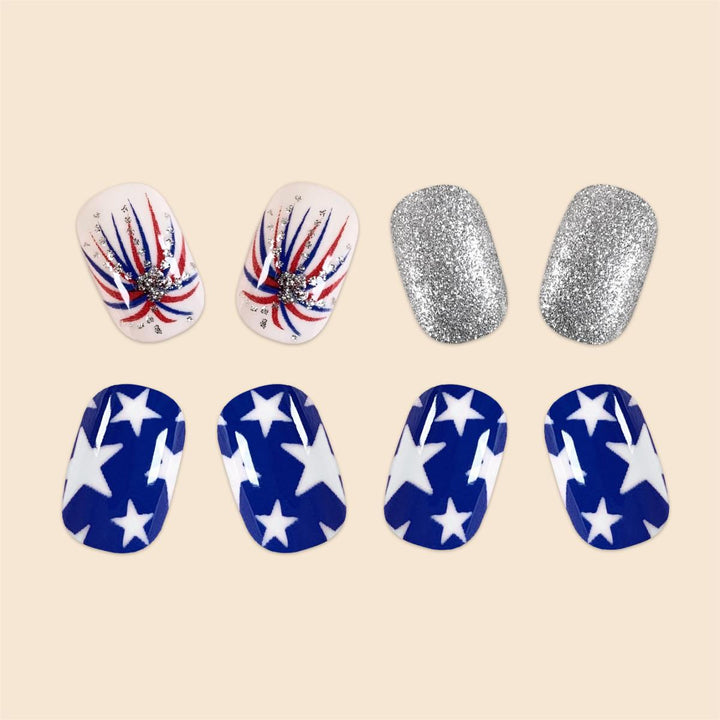 Patriotic Theme Nail Art Set