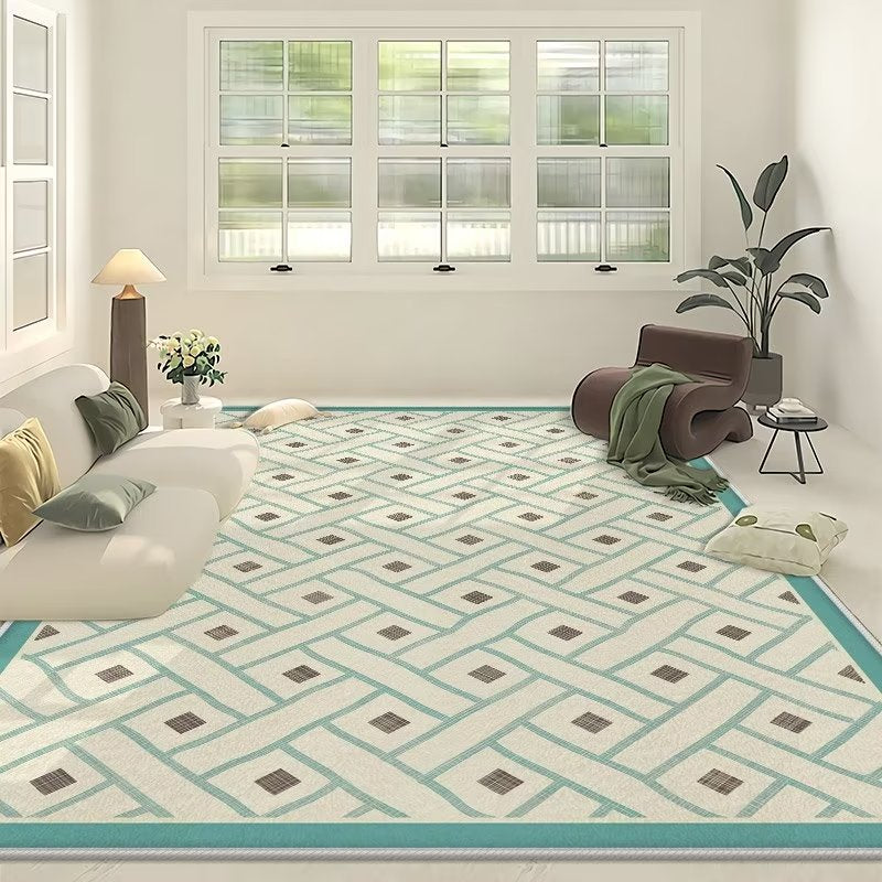 Geometric Pattern Area Rug Kalsten