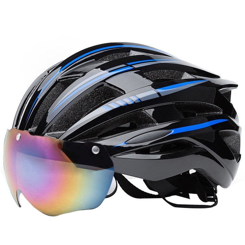 Road bike helmet with visor-friendly design and excellent ventilation Kalsten