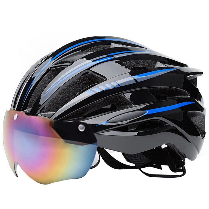 Road bike helmet with visor-friendly design and excellent ventilation Kalsten