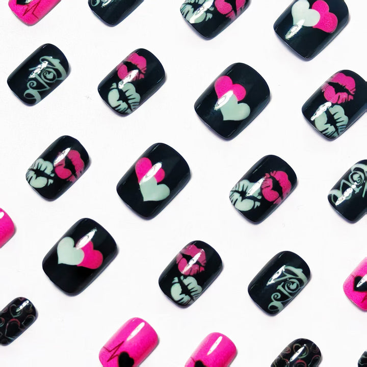 Creative Love-Themed Nail Art Kalsten