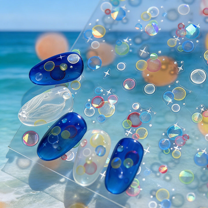 Bubble Effect Nail Art Stickers