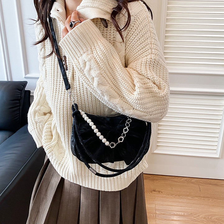 Elegant Bow-Embellished Handbag Kalsten