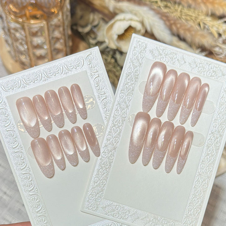 Glossy Press-On Nails Set Kalsten