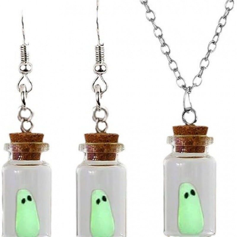 Ghost-In-A-Jar Dangle Earrings Kalsten