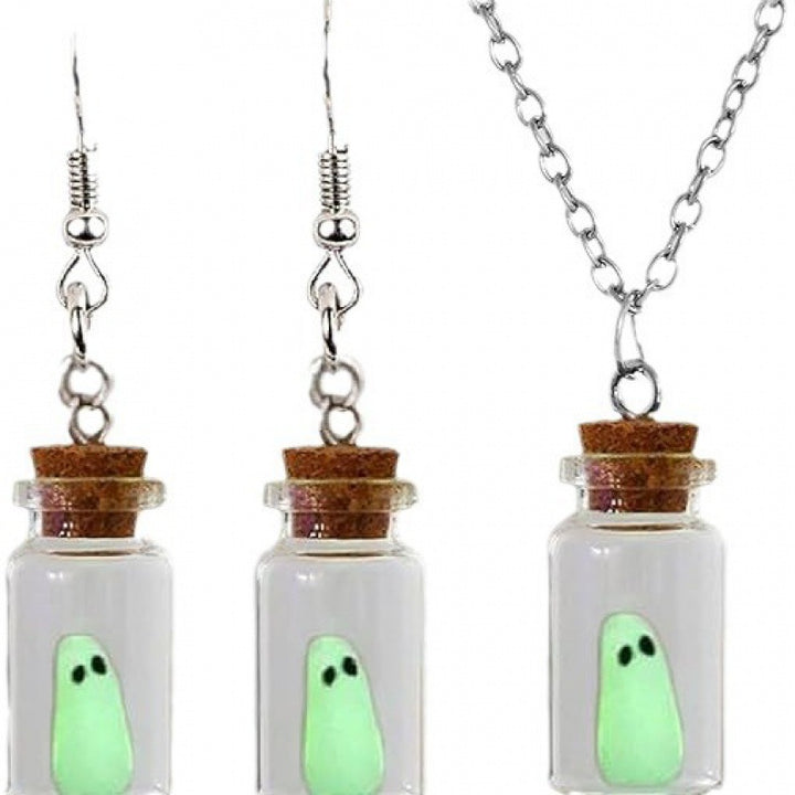 Ghost-In-A-Jar Dangle Earrings Kalsten