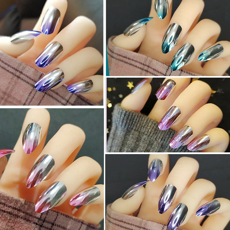 Metallic Ombre Press-On Nail Set