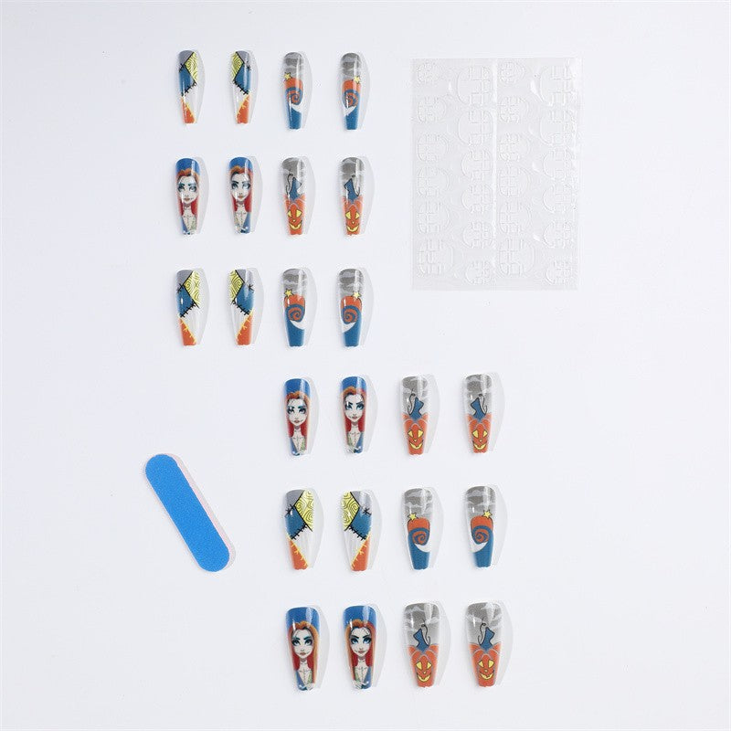 Creative Halloween-themed artificial nails Kalsten