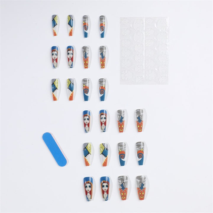 Creative Halloween-themed artificial nails Kalsten