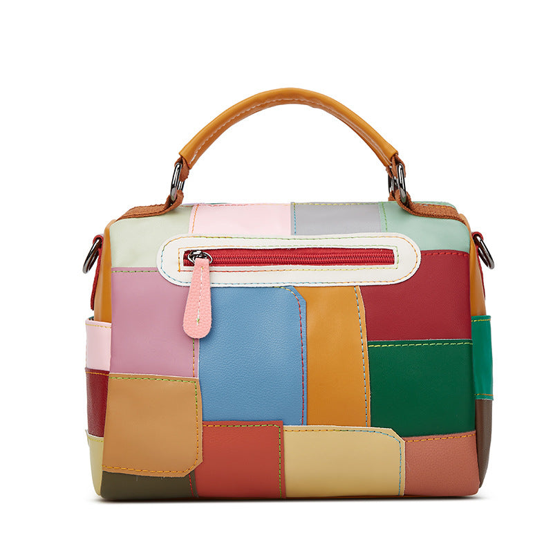 Colorful Patchwork Handbag