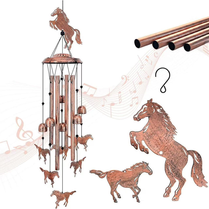 Decorative Wind Chime with Dachshund Design Kalsten