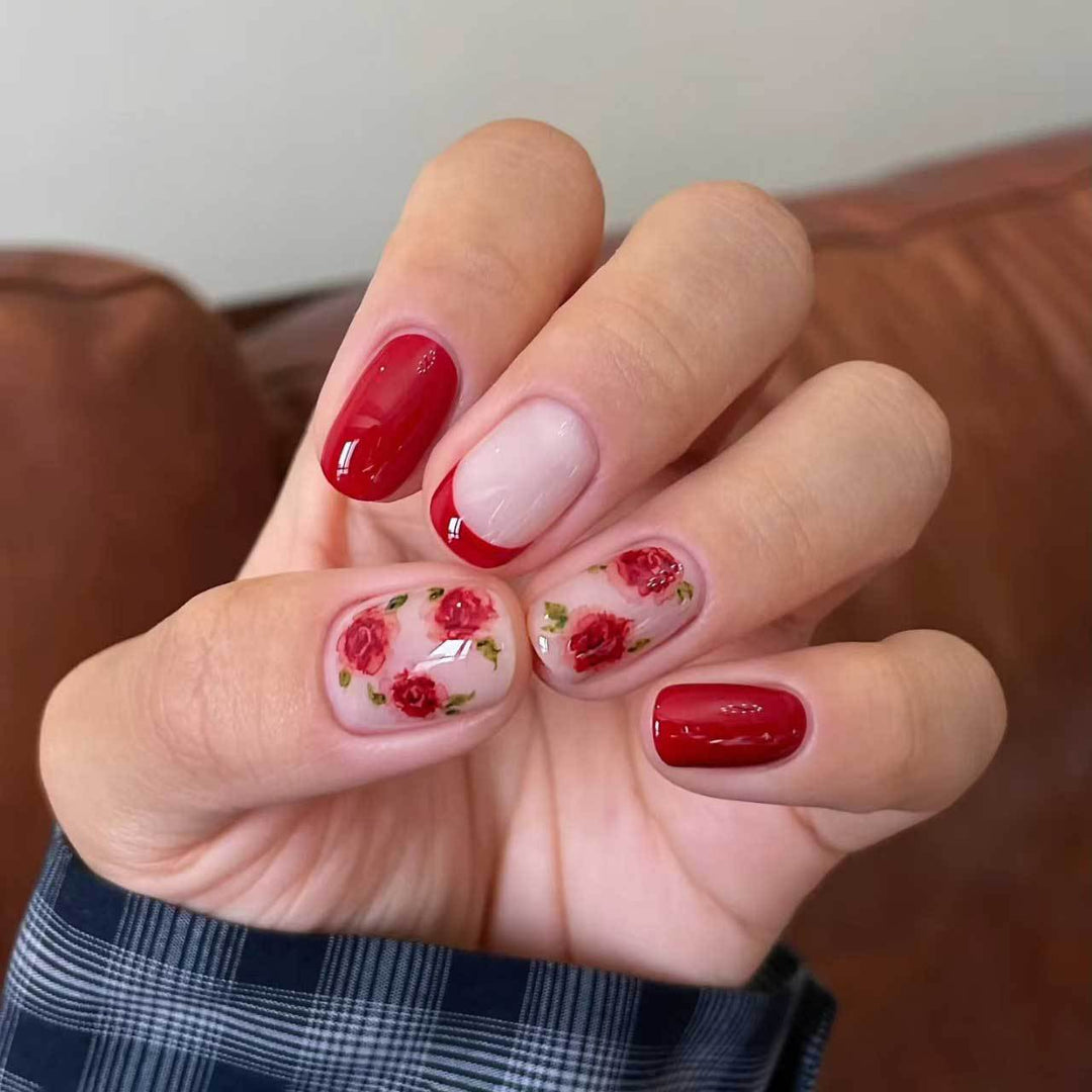 Artistic Floral Gel Nail Art Kit