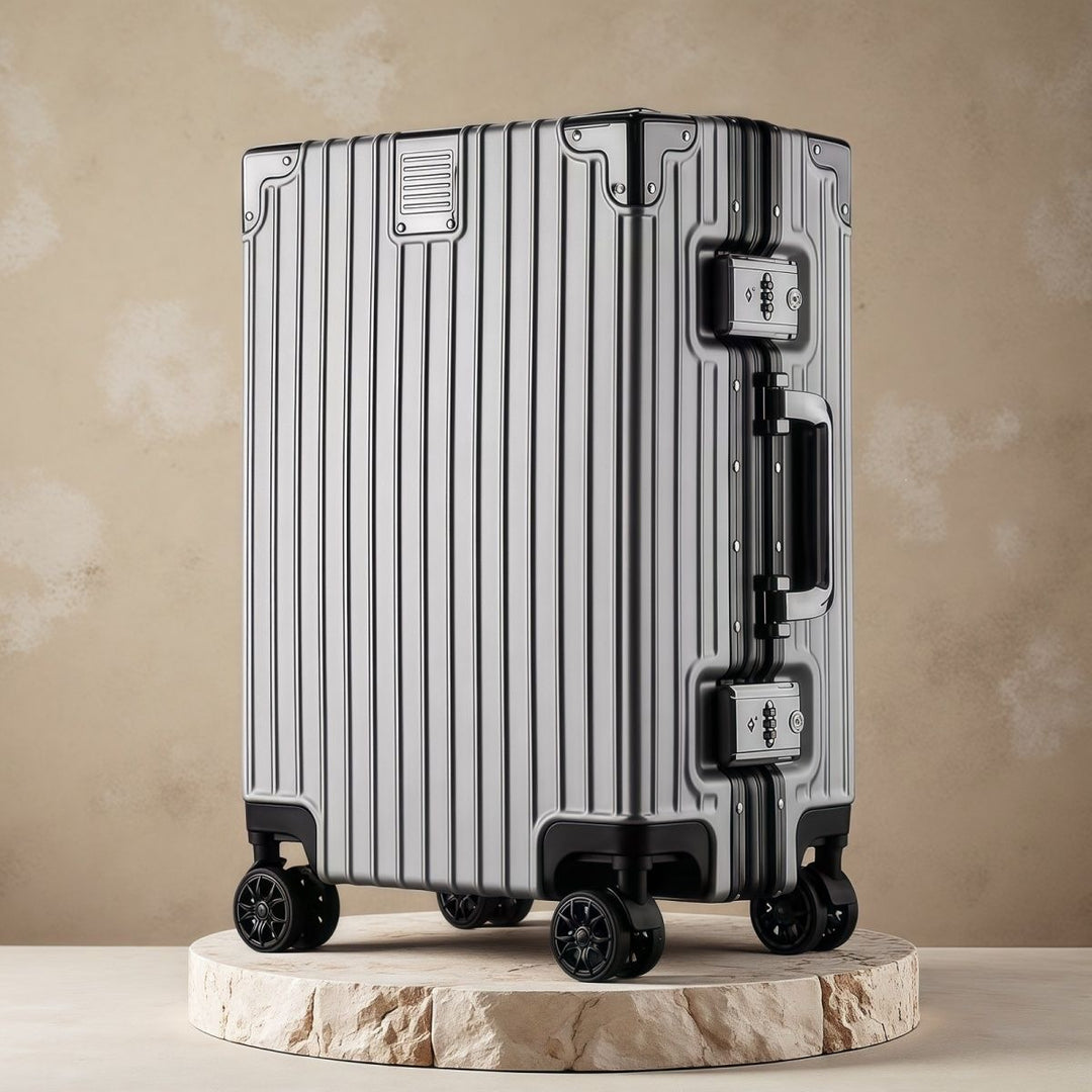 Hard Shell Trolley With Double Safety Lock And Silent 360-Degree Wheels Kalsten