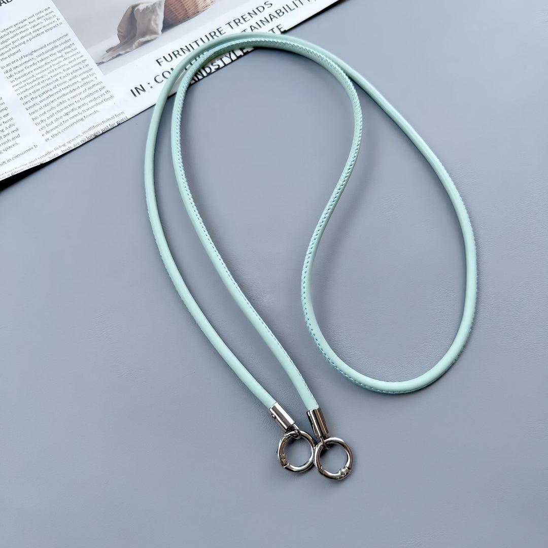 Premium Double-Ring Leather Lanyard Kalsten