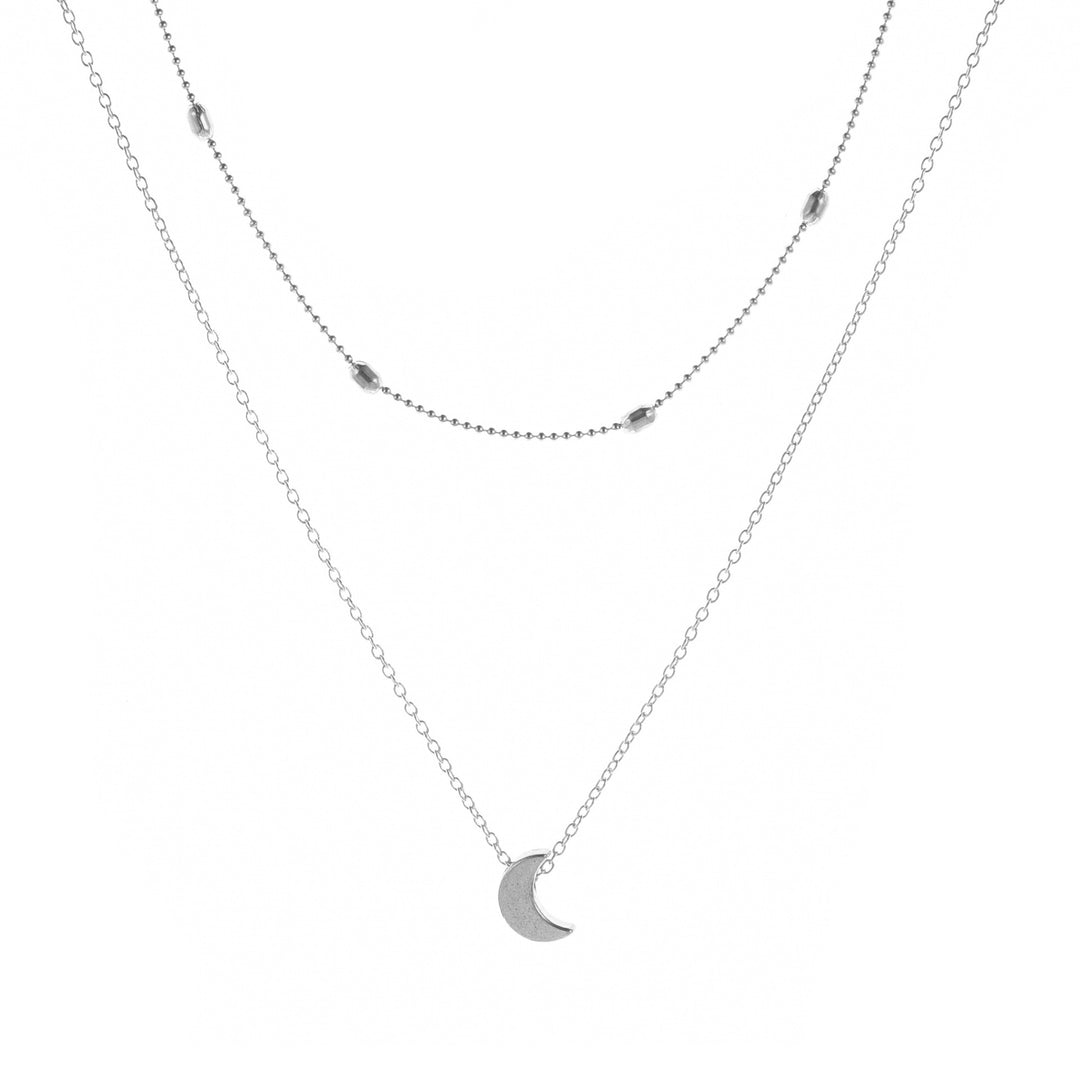 Heart-Shaped Charm Layered Necklace Kalsten