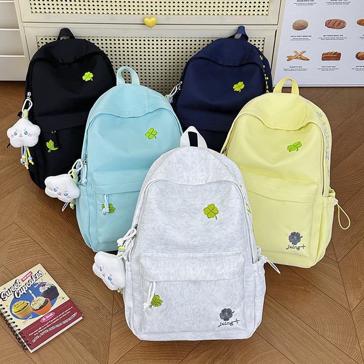 Casual Multi-Pocket Backpack with Fun Accents Kalsten