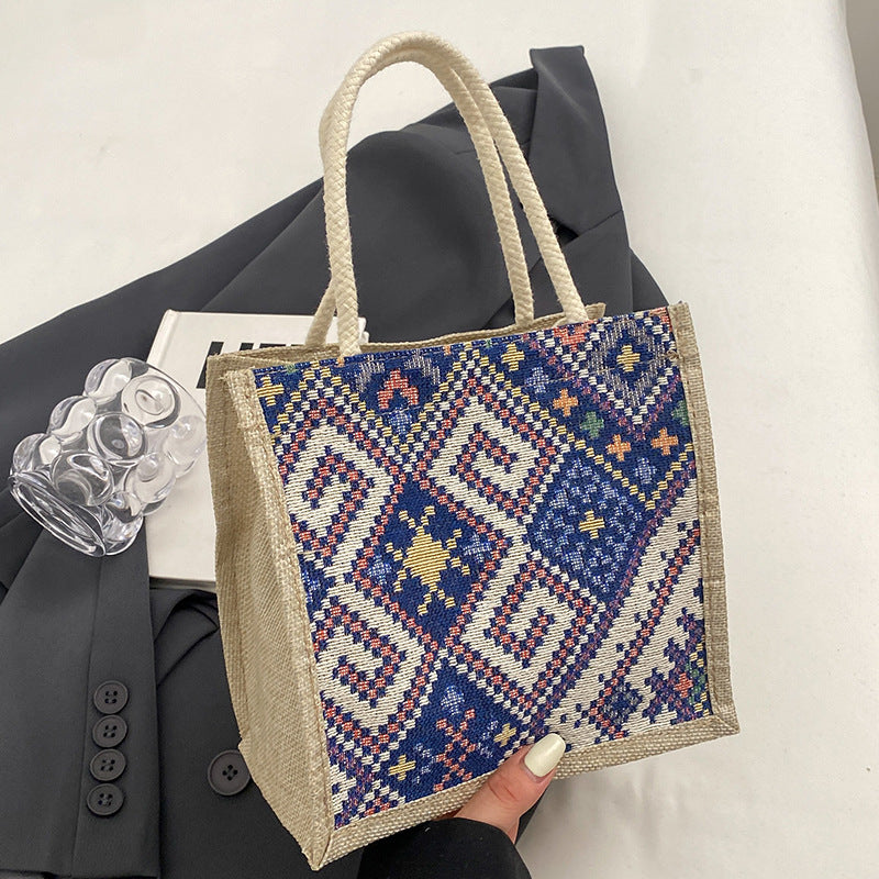 Artisan Textile Mini Tote Bag