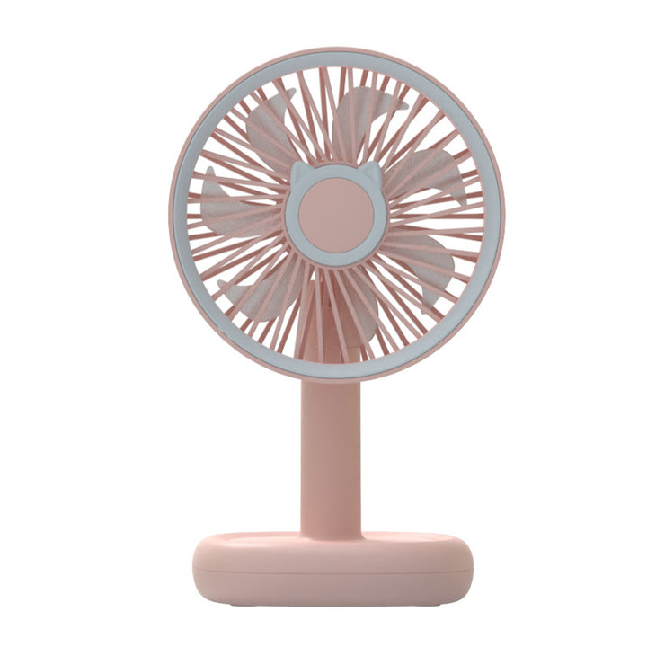 Women's Portable Handheld Fan with Cat Ears Design Kalsten