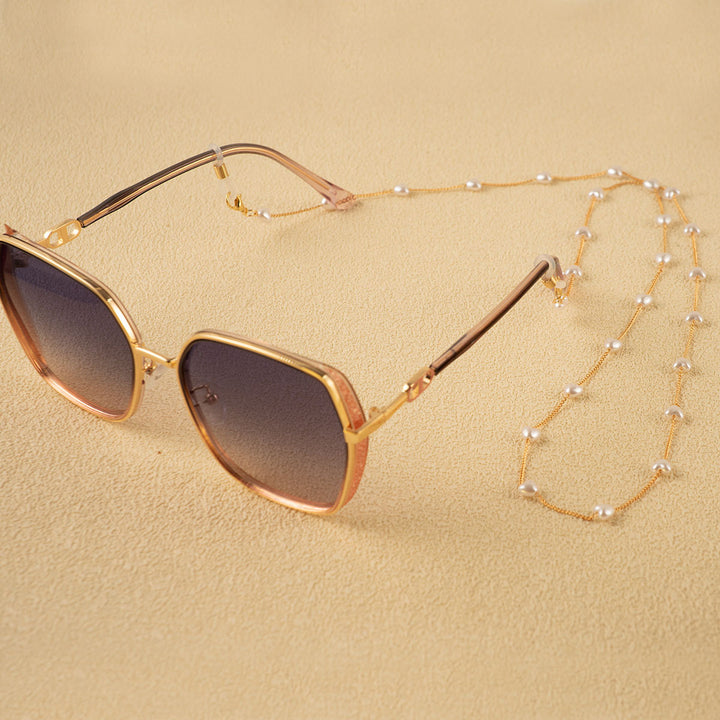 Pearl-Linked Eyewear Holder Kalsten